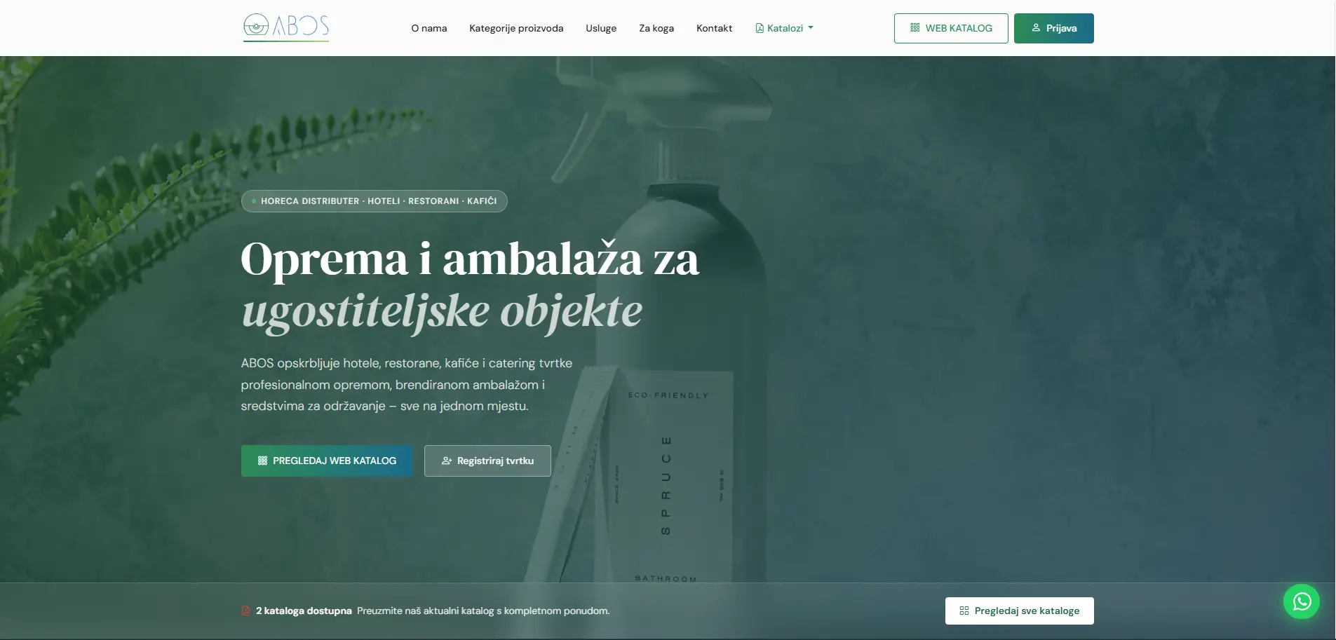 ABOS desktop view - developed by Gawa Studio