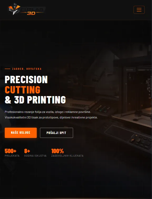 CutLab 3D tablet prikaz