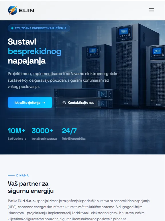 ELIN Zagreb tablet prikaz