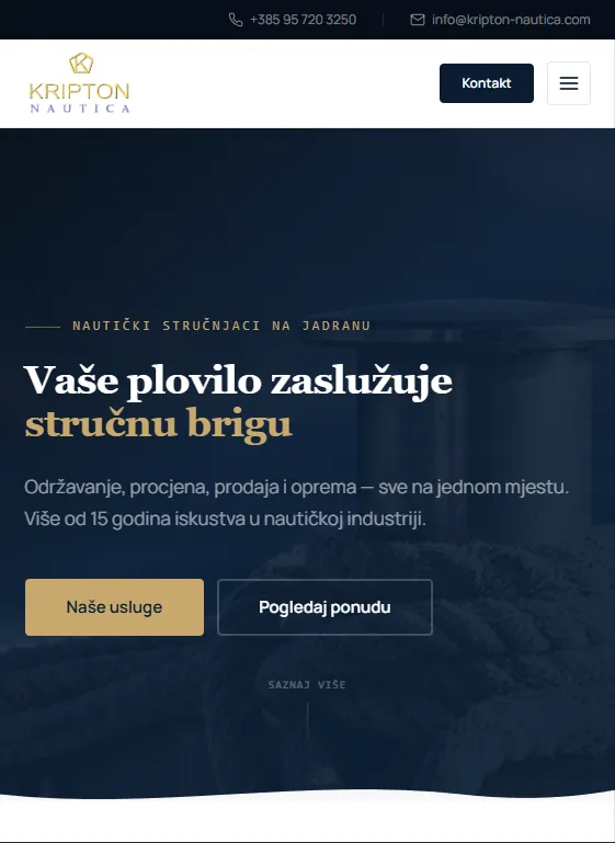 Kripton Nautica tablet prikaz
