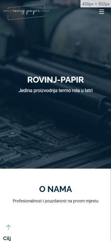 Rovinj Papir mobilni prikaz